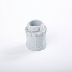 Ctube HF Adaptors with Male Thread & Lock Ring for Electrical PVC Pipe