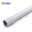 Ctube Schedule 80 PVC Electrical Conduit Sch 80 Pipe 1/2 - 8 in. x 10 ft. - Grey