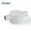 Ctube 20-25mm 2-Way Shallow Junction Box