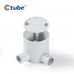Ctube 20-25mm 2-Way V Type Deep Junction Box