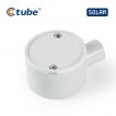 Ctube 20-25mm 1-Way Solar Shallow Junction Box