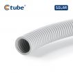 Ctube 20-50mm x 25-50m Heavy Duty Solar Flexible Electrical Corrugated Conduit Gray