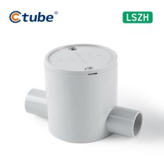 Ctube 20-25mm 2-Way LSZH Deep Junction Box
