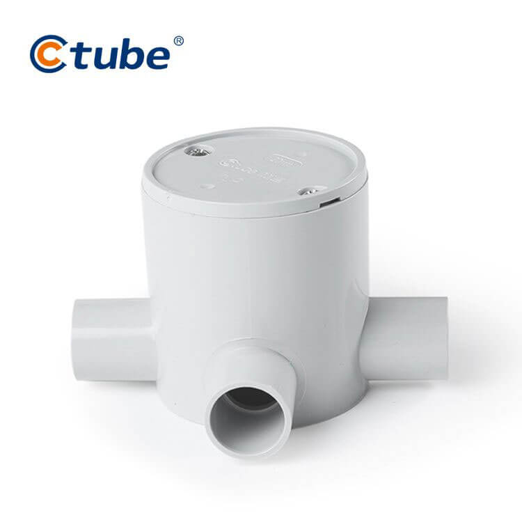 Ctube 20-25mm 3-Way Solar Deep Junction Box