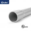 Ctube Schedule 40 PVC Conduit Sch 40 Electrical Pipe 1/2 - 8 in. x 10 ft. - Gery