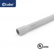 Ctube Schedule 80 PVC Electrical Conduit Sch 80 Pipe 1/2 - 8 in. x 10 ft. - Grey
