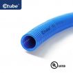 Ctube ENT Conduit Electrical Flexible Pipe Nonmetallic Raceway UL Listed Corrugated PVC Conduits – Blue