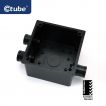 Ctube Black Adaptable Box Waterproof Outdoor PVC Electrical Junction Boxes IP67 Back Conduit Box