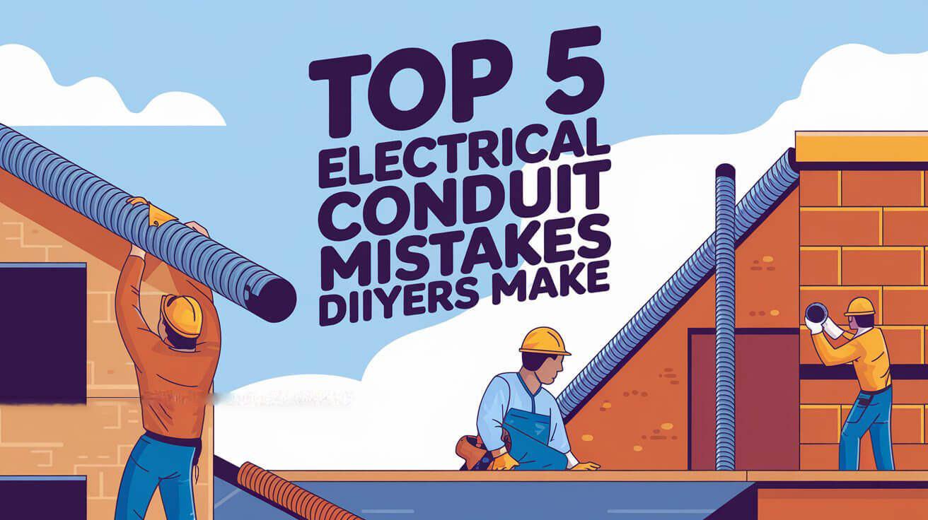 Los 5 errores más comunes que cometen los aficionados al bricolaje al instalar conductos eléctricos (y cómo evitarlos)