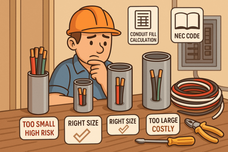Electrical Conduit Size Calculator & Fill Chart: Find The Right Conduit ...