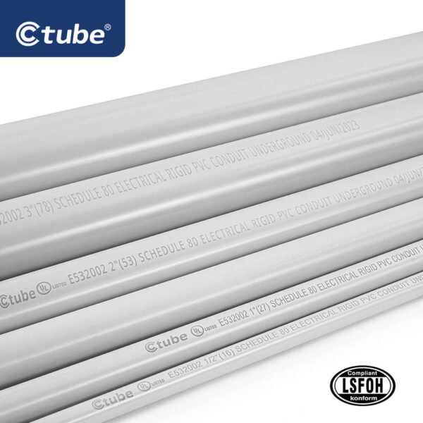 Schedule 80 Electrical Conduit Pipe
