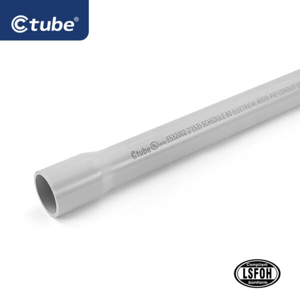 Schedule 80 PVC Conduit Pipe