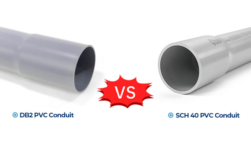 PVC DB2 Conduit vs SCH 40 Conduit