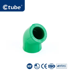 أنبوب مياه PPR بزاوية 45 درجة