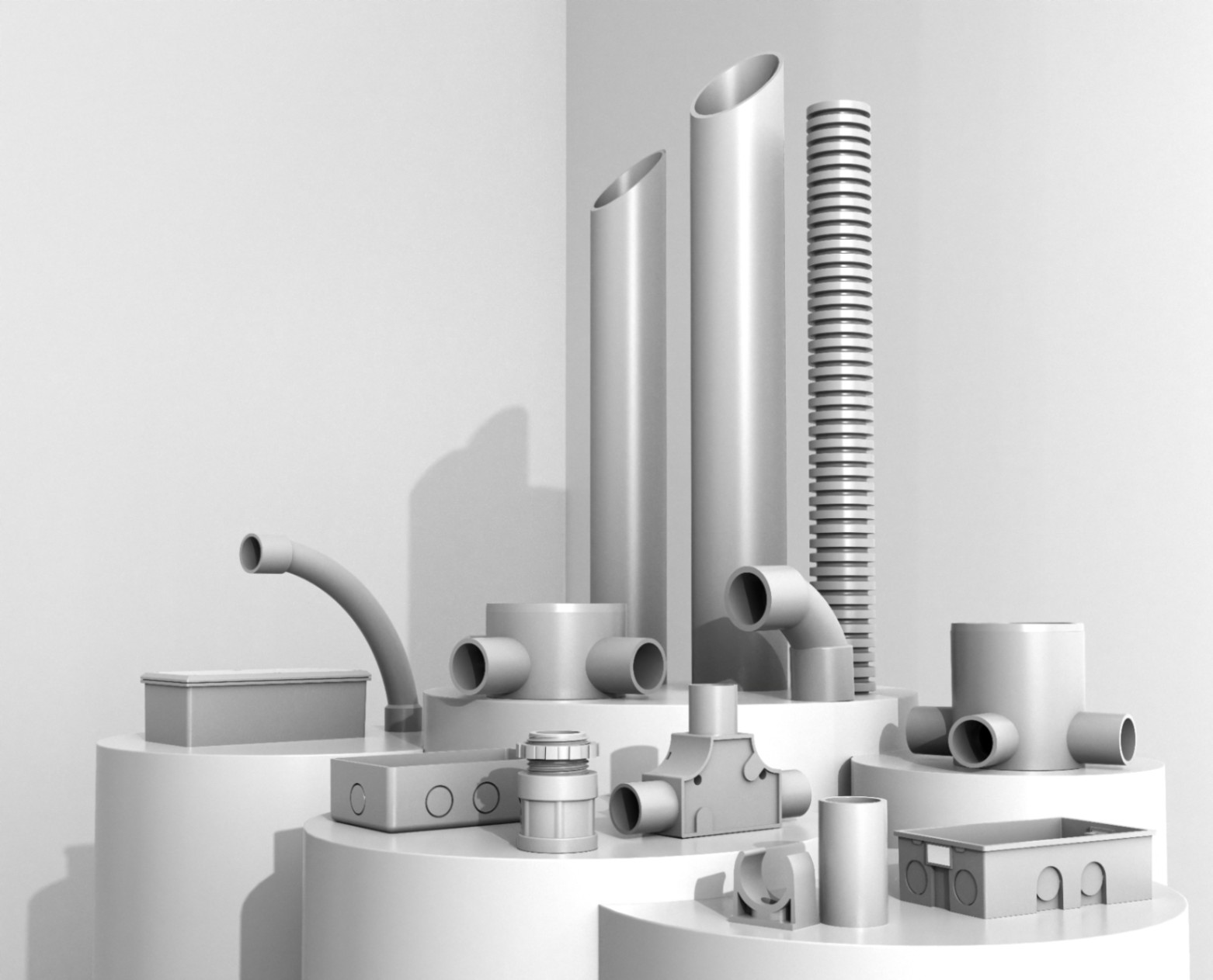 Aplicación de conductos eléctricos