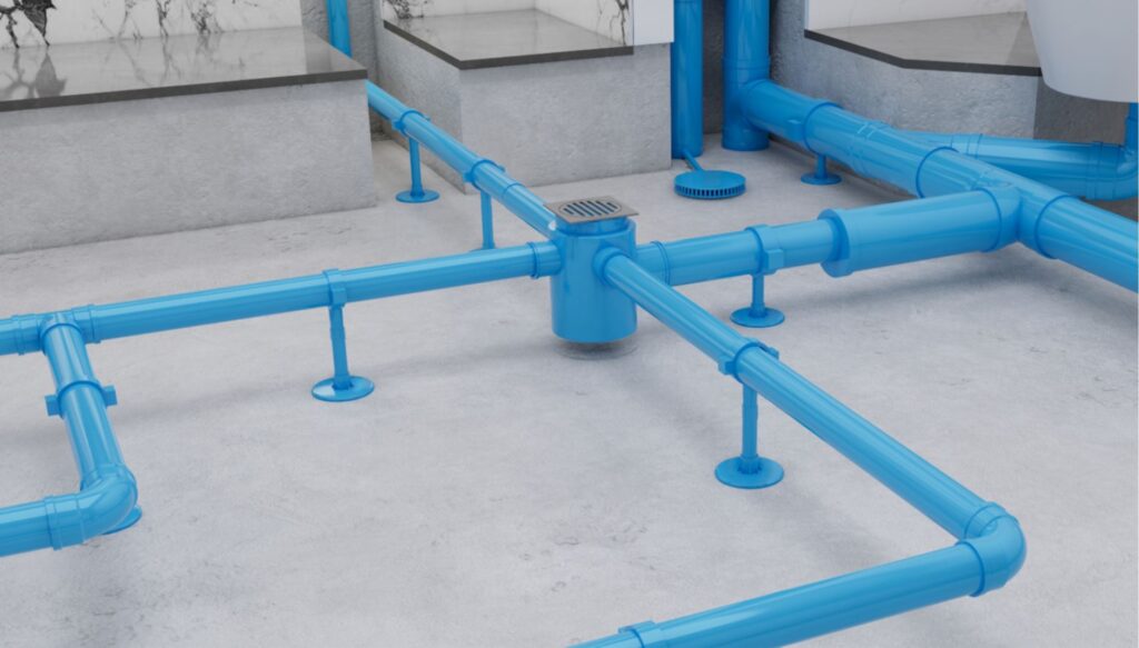 application de tuyaux en PVC-U